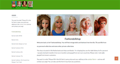 Desktop Screenshot of fashiondollshop.nl
